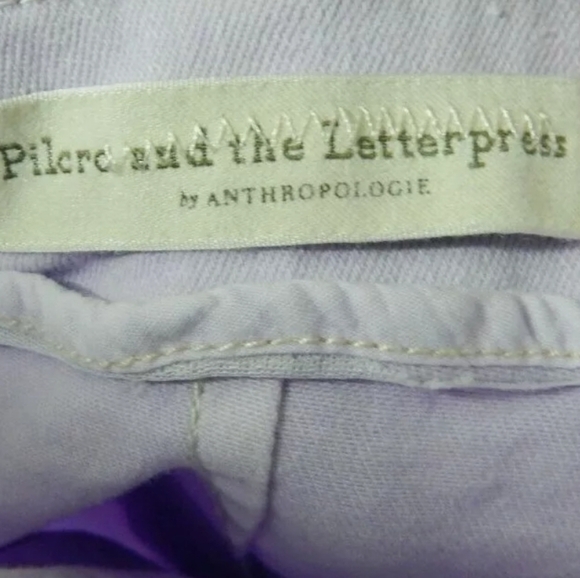 Pilcro and the Letterpress Ultra High Rise Wide Leg Crop - Picture 4 of 5